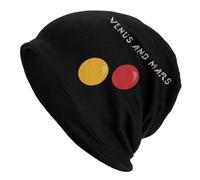 Venus y Marte Portada Minimalista del álbum Gorros para Adultos Unisex Gorros de Punto Sombrero de Punto Cálido Otoño Invierno Outdoor Skullies Sombreros