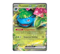 Venusaur ex 001/142 - Tarjeta de Pokémon ultra rara | Cartas Pokémon raras | Pokémon EX | Corona estelar | Pokémon escarlata y violeta | Titan Cards autenticado