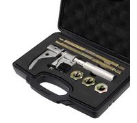 Venussar Kit de Reparación de Roscas Exteriores, Herramienta para Roscas con 2 Limas, 6 Cabezales de Roscar y 3 Tuercas de Roscar, Sistema Universal Imperial Métrico