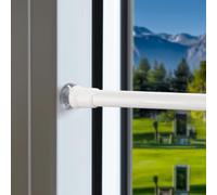 Venwemong 3 uds Barra Cortina Tensión 3 en 1 Extensible Sin Taladrar, Resorte 10 mm Ajustable 60-100 cm, para Marcos Ventanas, Ventanas, Armarios, Estanterías, Sistema Montaje sin Taladros