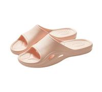 VENYAA Antideslizantes masaje zapatillas,Hombre Mujer EVA Chanclas de Piscina Playa Ducha Antideslizantes de Baño Sandalias(Size:EU 37/38,Color:rosa)