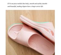 VENYAA Antideslizantes masaje zapatillas,Hombre Mujer EVA Chanclas de Piscina Playa Ducha Antideslizantes de Baño Sandalias(Size:EU 35/36,Color:rosa)