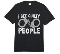 Veo a Personas culpables Oficial correccional Oficial de Libertad condicional Comfort Colors Adult Heavyweight T-Shirt