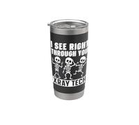 Veo a través de ti Técnico de radiología Xray Tech Techs Vaso térmico de acero inoxidable de doble pared