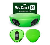Veo Cam 3 5G - Cámara deportiva 4K con seguimiento automático de IA, diseño portátil, batería de larga duración y almacenamiento en la nube, incluye crédito de suscripción de $300, perfecta para
