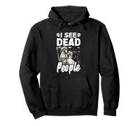 Veo Gente Muerta Divertida Halloween para Jugadores Sudadera con Capucha