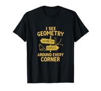 Veo geometría y Curvas en Cada Esquina Camiseta