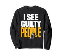 Veo Personas Culpables Abogado Juez Justicia Legal Humor Amigo Sudadera