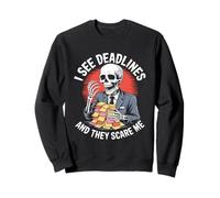 Veo plazos y me asustan Halloween Sudadera