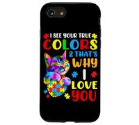 Veo Tus Verdaderos Colores y por eso te Amo Carcasa para iPhone SE (2020) / 7/8