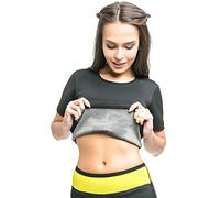 Veofit camiseta de sudoración para mujer: Adelgazamiento de la parte superior, tonifique los brazos, el vientre y la cadera para obtener una piel más firme y una silueta afinada, tallas S a XXXL, XXXL