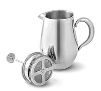 VeoHome - Cafetera de émbolo - Indestructible y mantiene el café caliente por mucho tiempo gracias a su cubierta doble (Grande (1Litro))