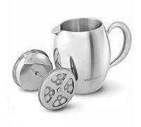 VeoHome - Cafetera de émbolo - Indestructible y mantiene el café caliente por mucho tiempo gracias a su cubierta doble (Grande (0,75Litro))