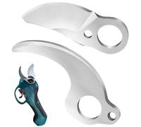VEOIRXU 2 Piezas Cuchillo De Repuesto Para Tijeras De Podar Electrica Tijeras De Podar Telescópicas Sierra De Podar Telescópica 30mm De Hoja Fija Y De Hoja Móvil (1 Par)