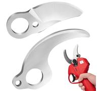 VEOIRXU 2 Piezas Cuchillo de repuesto para tijeras de podar electrica, tijeras de podar telescópicas, sierra de podar telescópica, 28mm de hoja fija y de hoja móvil (1 Par)