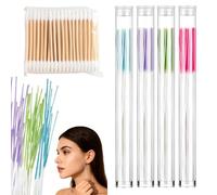 VEOIRXU 240 Piezas Limpiador de Perforaciones de Oreja con 200 Hisopos de Algodón Puntiagudos Limpiador de Orificios de Pendientes Herramienta de Limpieza Perforaciones Palitos de Limpieza Multiusos