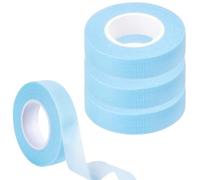 VEOIRXU 3 Piezas Cinta cosmética, Cinta de Tela Transpirable, Cinta Cosmética de Sombras Precisa, Accesorio de Maquillaje para Maquillaje de Ojos, Cejas y Extensiones de Pestañas 1,25cm x 9m (Azul)