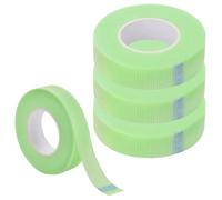 VEOIRXU 3 Piezas Cinta cosmética, Cinta de Tela Transpirable, Cinta Cosmética de Sombras Precisa, Accesorio de Maquillaje para Maquillaje de Ojos, Cejas y Extensiones de Pestañas 1,25cm x 9m (Verde)