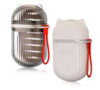 VEOIRXU 3 Piezas Jabonera Portatil Viaje con Rejilla de Drenaje Jabonera Champu Solido Impermeable Jabonera con Tapa Jaboneras para Pastillas de Jabon para Baño Gimnasio Camping y Escuela