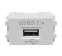 veorly Panel de Carga de TeléFono MóVil MóDulo de AlimentacióN USB Enchufe de 220 V Transformador de 5 V Adaptador de ConmutacióN de Enchufe de Carga USB de 2,1 A