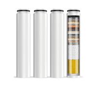 VeoryFly 4 cartuchos de repuesto para alcachofa de ducha, compatible con Cobbe, elimina el cloro y la cal, reduce la picazón en la piel seca y mejora la calidad del cabello, ideal para agua dura