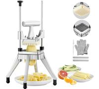 VEOVR Cortadora de Patatas Fritas Hoja de 3/8", Cortadora de Frutas y Verduras, Picadora Comercial de Frutas y Verduras para Cortar Verduras, Frutas, Pepinos, Patatas, Cebollas, Setas, Manzanas