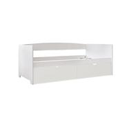 Vep Home - Cama Nido con 2 Cajones - 197x95x70 cm - Estructura de MDF Resistente - Compatible con Colchón 90x190 cm - Diseño Funcional para Dormitorios Juveniles - Color Blanco Lacado