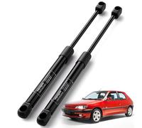 Vepagoo 2 x Amortiguador Maletero para Peugeot 205 1982-2002, para Peugeot 306 1982-2002, Resortes de Gas Número de Pieza OEM# 873193, 8731E2, 96297367 Muelle Neumático Maletero Original