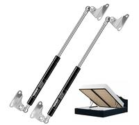 Vepagoo 2 x Amortiguadore Gas Spring 630MM 800N/80KG, Universal Resorte de Gas para Cama Canape, Puerta Cocina Slow, Maletero, Armarios, Muebles de TV