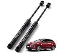 Vepagoo Amortiguador Maletero Compatible con Peugeot 3008 2009-2016 Resorte de gas Puerta Trasera de Coche # 9683207080,8731T4 Negro 2x