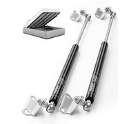 Vepagoo Puntales de gas de 20 pulgadas, 100 libras/445 N para tapa pesada con soportes de montaje, soportes de elevación de choque de gas, puerta de kit de elevación de cama RV (se adapta a tapa de 85