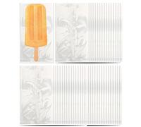 vepoty Clear Ice Lolly Bags 100pcs DIY Ice Cream Wrappers Pequeña Bolsa de Sellado de Hielo Cake Chocolate Packaging Bags