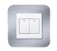 vepoty Pegatina del Interruptor De Luz Pegatina No Adhesiva Tipo De Hebilla Panel Panel De Calcomanía Pegatina Abs Abs Cubierta Protectora para Hogar