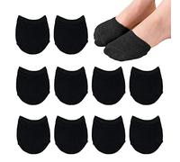 vepoty Toe Topper Calcetines 5 Pares Mujer Algodón Toe Topper Liner Calcetines Invisible No Show Mujer Calcetines de algodón Transpirable