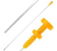 VEQENMOT Varilla Nivel Aceite Acero Inoxidable OE 1174.49 - Compatible For Citroen ZX AX Bx Berlingo - Compatible For Peugeot 106 205 206 306 405 309 Partner