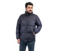 Véque - Chaqueta acolchada para hombre, bicolor, chaqueta de invierno con capucha, turquesa, M
