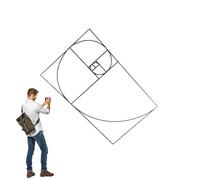 Ver Finder para dibujo - Herramienta de pintura de relación dorada, Visor de perspectiva ajustable, guía de relación de sección dorada transparente para artistas | Herramienta de composición de arte p