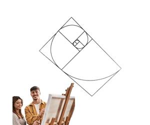 Ver Finder para dibujos - Herramienta de sección áurea | Encuentra la composición de | Regla de dibujo para artistas, bocetos, dibujo creativo, precisión