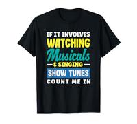 Ver musicales cantar melodías Amante musical Camiseta