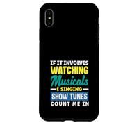 Ver musicales cantar melodías Amante musical Carcasa para iPhone XS Max