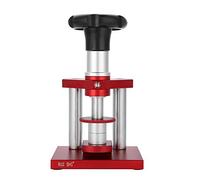 Ver Prensa Herramienta de Reparación de Relojes de Relojero con 20 Herramientas de Reparación de Prensado de Troqueles Bisel de Cristal Preciso Tipo Tornillo 18 Mm a 50 Mm