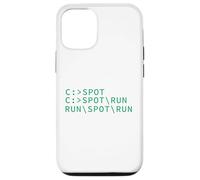 Ver Spot Run DOS Geek Código de programación de computadoras Meme divertido Carcasa para iPhone 12/12 Pro