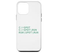 Ver Spot Run DOS Geek Código de programación de computadoras Meme divertido Carcasa para iPhone 12 mini