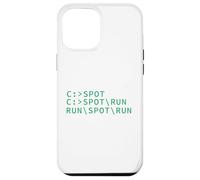 Ver Spot Run DOS Geek Código de programación de computadoras Meme divertido Carcasa para iPhone 12 Pro Max