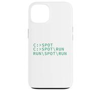 Ver Spot Run DOS Geek Código de programación de computadoras Meme divertido Carcasa para iPhone 13