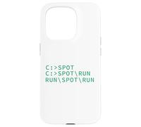 Ver Spot Run DOS Geek Código de programación de computadoras Meme divertido Carcasa para iPhone 15 Pro