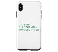 Ver Spot Run DOS Geek Código de programación de computadoras Meme divertido Carcasa para iPhone XS Max