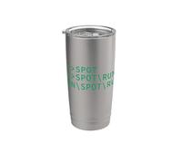 Ver Spot Run DOS G digo de programación de computadoras Meme divertido Vaso térmico de acero inoxidable de doble pared