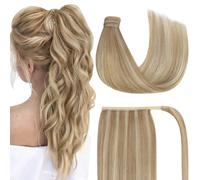 VER Sunny Ponytail Extension Cabello humano Rubio Humano Cabello Ponytail Extension Ash Blonde Rubio Rubio dorado Real Human Ponytail Extensin de co