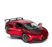 Ver vehículos 1/32 para Bugatti EB110H Centodieci Coche Miniatura Diecast Super Sport Modelo de vehículo adecuado para colección de decoración o regalo (rojo)
